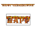 Happy Thanksgiving Streamer w/ Cutout Lettering